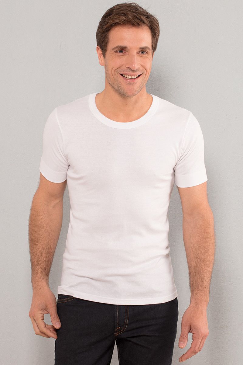 Tee-shirt fin manches courtes ras du cou - 3 Monsieur Solfin | Fabriqué en France Tee-shirt fin manches courtes ras du cou - 3 Monsieur Solfin | Fabriqué en France