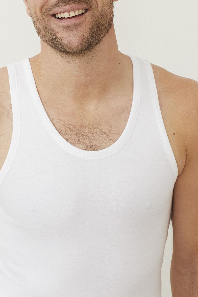 Tee-shirt sans manches en coton - 2 Monsieur Solfin | Fabriqué en France Tee-shirt sans manches en coton - 2 Monsieur Solfin | Fabriqué en France
