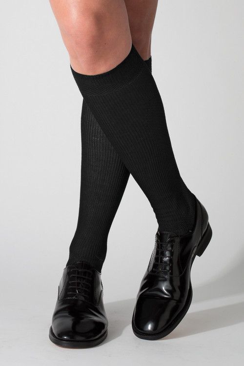 Chaussettes hautes énergétiques en coton - 1 Monsieur Solfin | Fabriqué en France