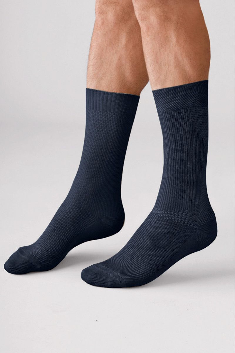 Mi-chaussettes énergétiques en coton - 3 Monsieur Solfin | Fabriqué en France