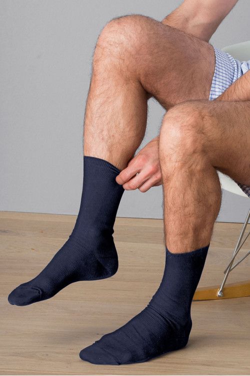 Mi-chaussettes en fil d'Ecosse - 1 Monsieur Solfin | Fabriqué en France