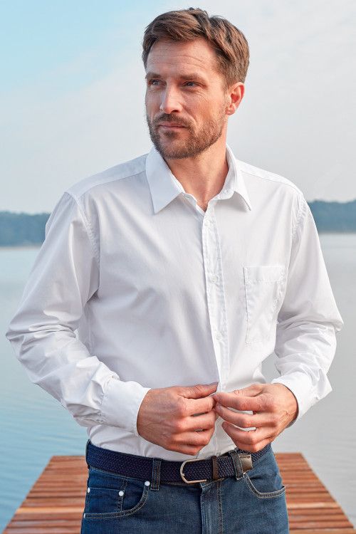 Chemise classique en coton - 1 Monsieur Solfin | Fabriqué en France 2