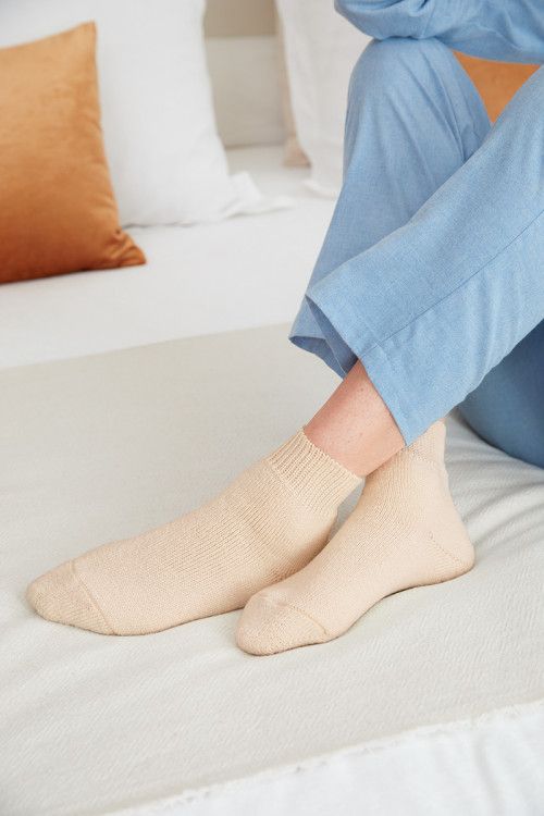 Chaussons de nuit en laine - 1 Monsieur Solfin | Fabriqué en France 2