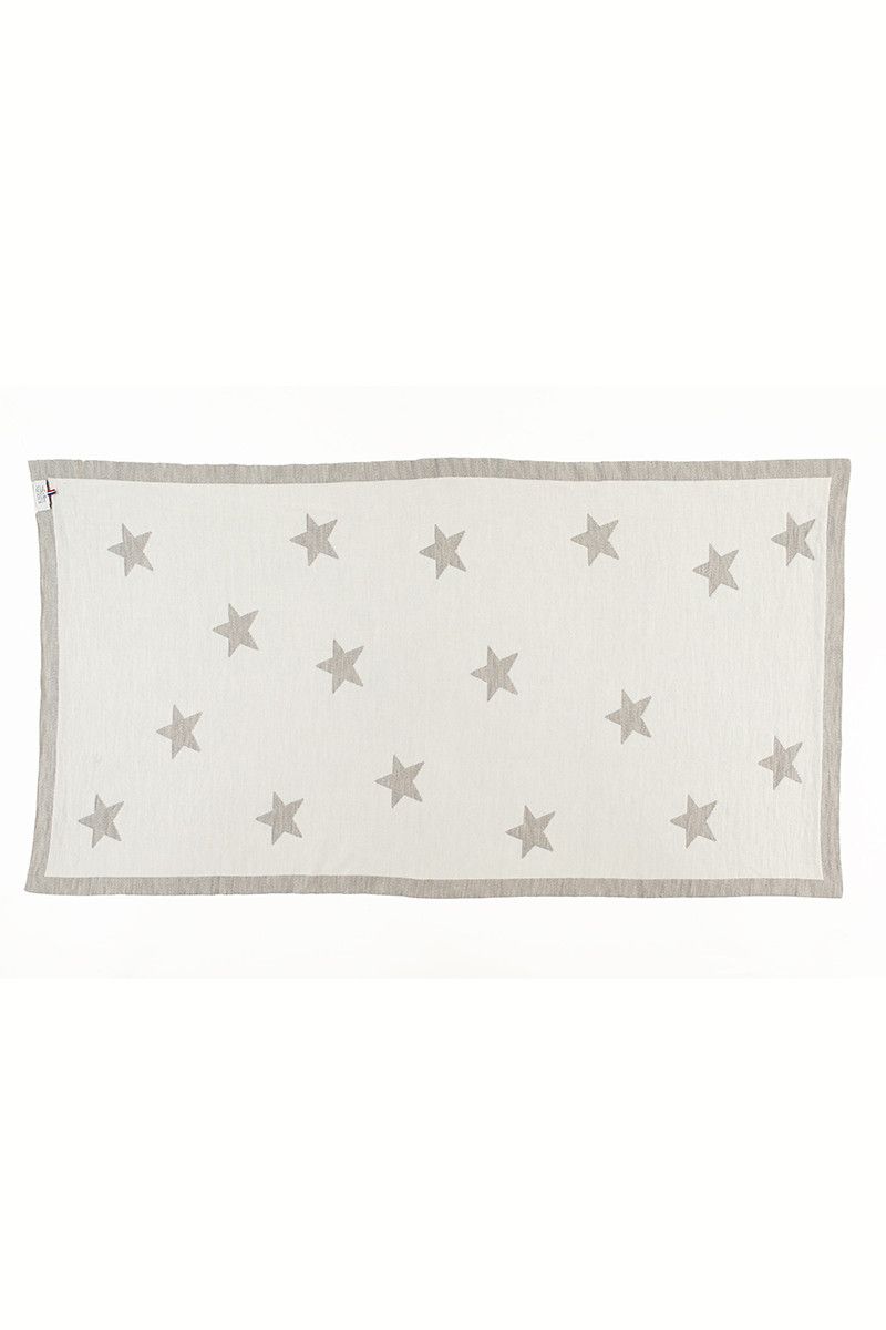 Plaid bébé étoiles laine - 13 Monsieur Solfin | Fabriqué en France