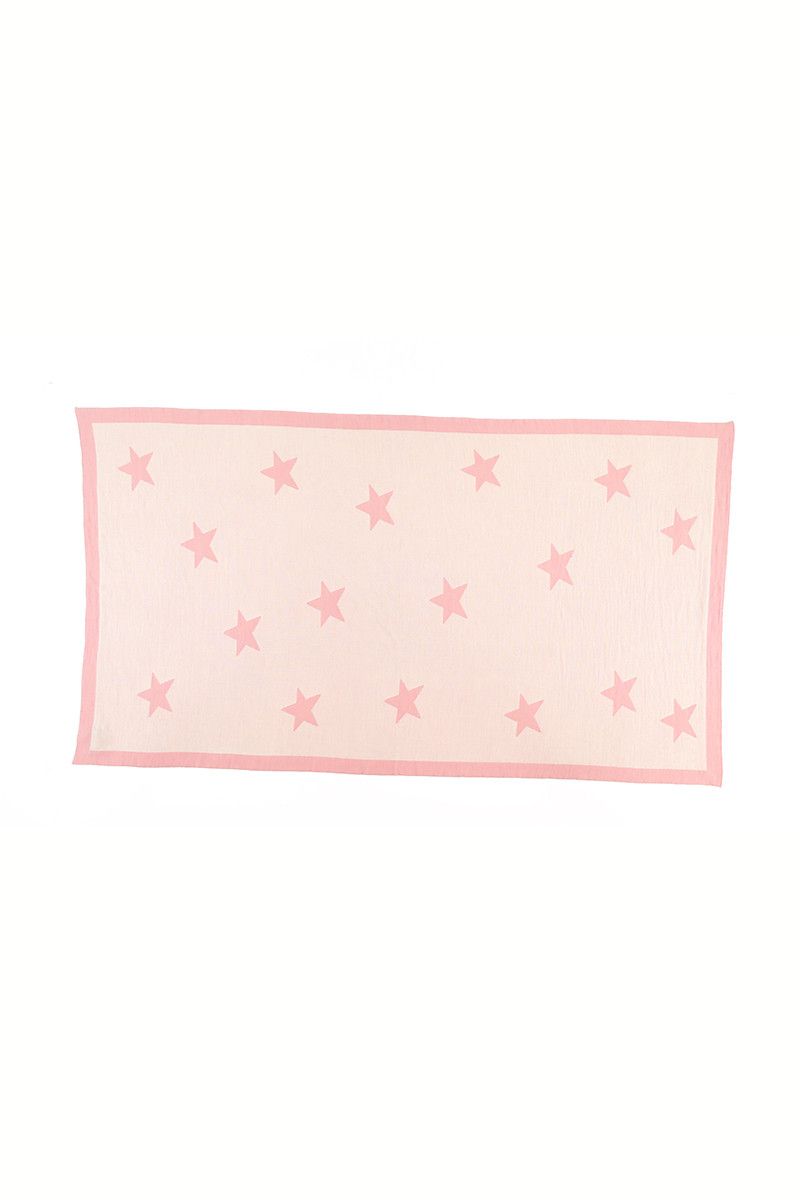 Plaid bébé étoiles laine - 15 Monsieur Solfin | Fabriqué en France