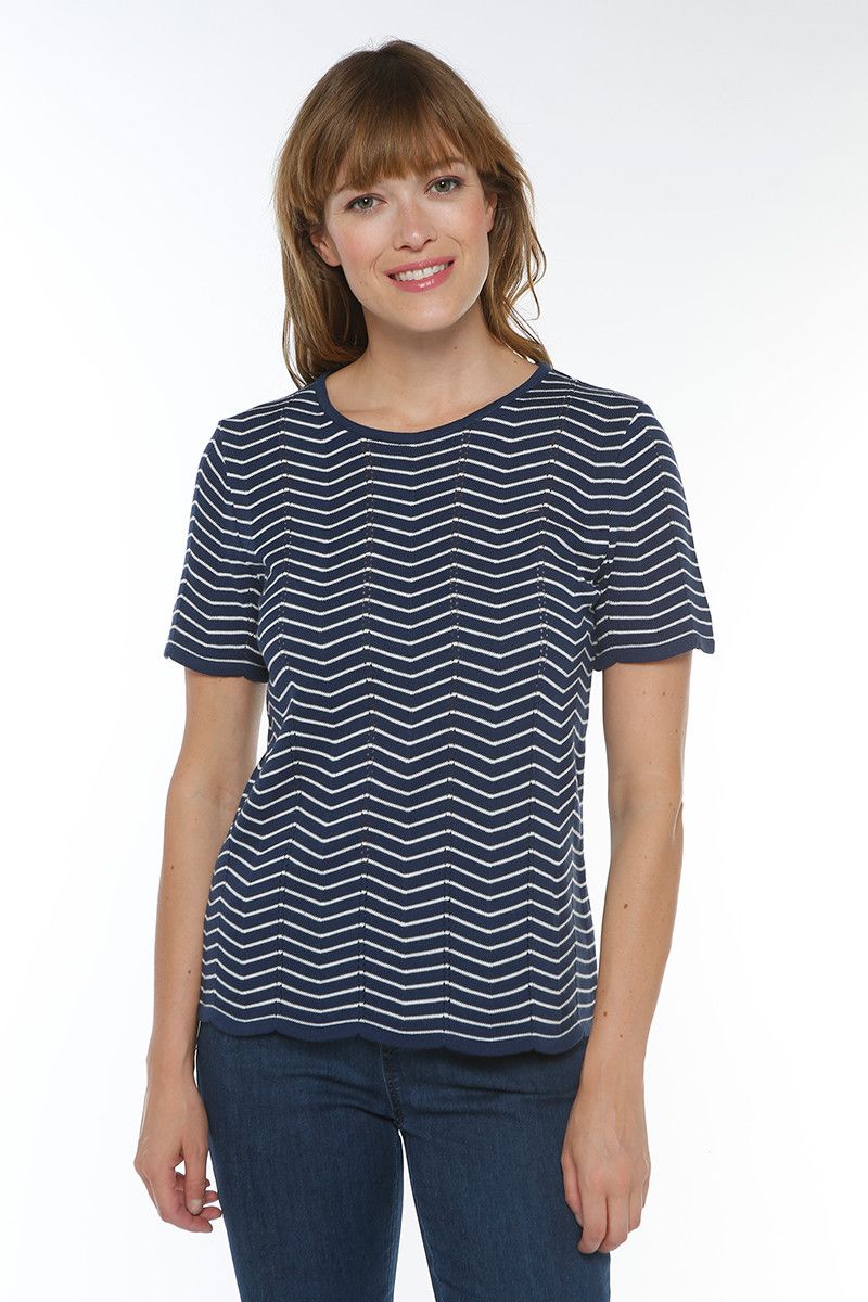 Pull coton manches courtes - 6 Monsieur Solfin | Fabriqué en France
