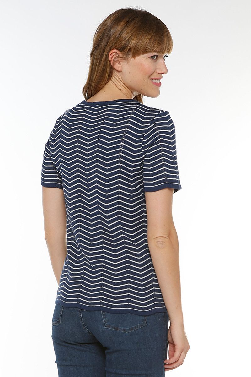Pull coton manches courtes - 10 Monsieur Solfin | Fabriqué en France