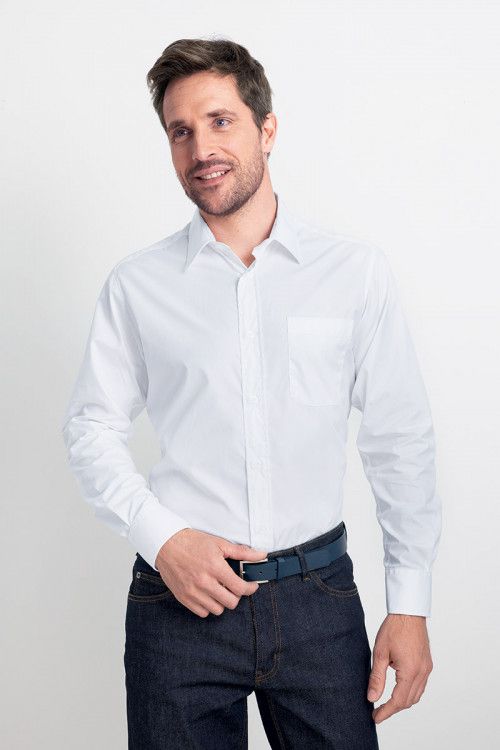 Chemise classique en coton - 1 Monsieur Solfin | Fabriqué en France