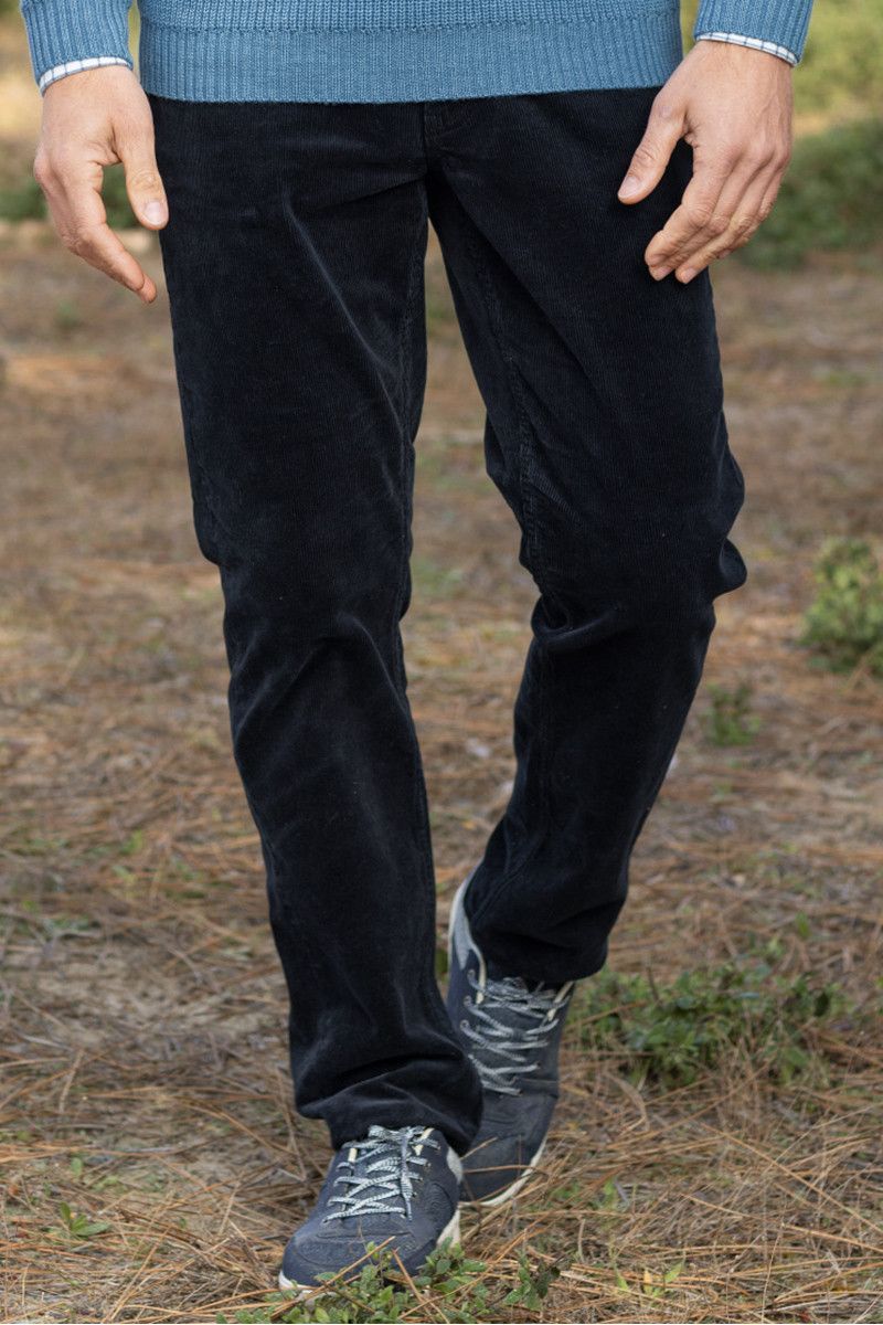 Pantalon velours coupe droite en coton - 4 Monsieur Solfin | Fabriqué en France
