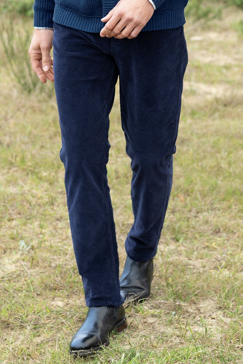 Pantalon velours coupe droite en coton - 3 Monsieur Solfin | Fabriqué en France