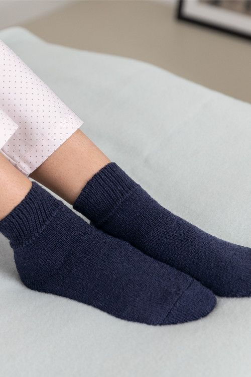 Chaussons de nuit en laine - 1 Monsieur Solfin | Fabriqué en France