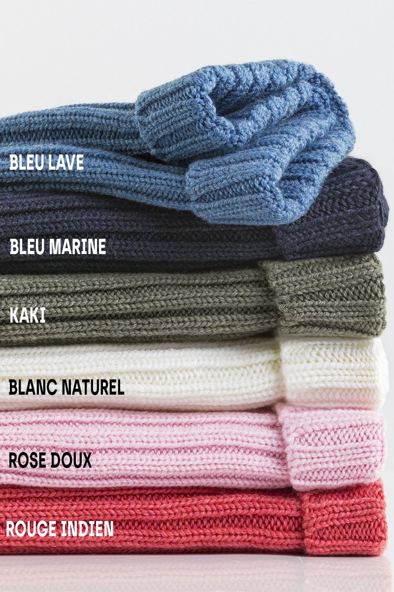 Bonnet en laine SALLANCHES - 11 Monsieur Solfin | Fabriqué en France