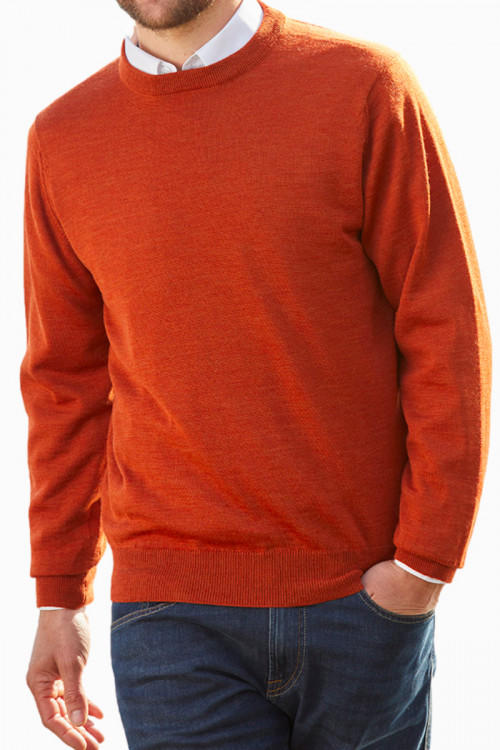 Pull  mérinos ras du cou - 1 Monsieur Solfin | Fabriqué en France
