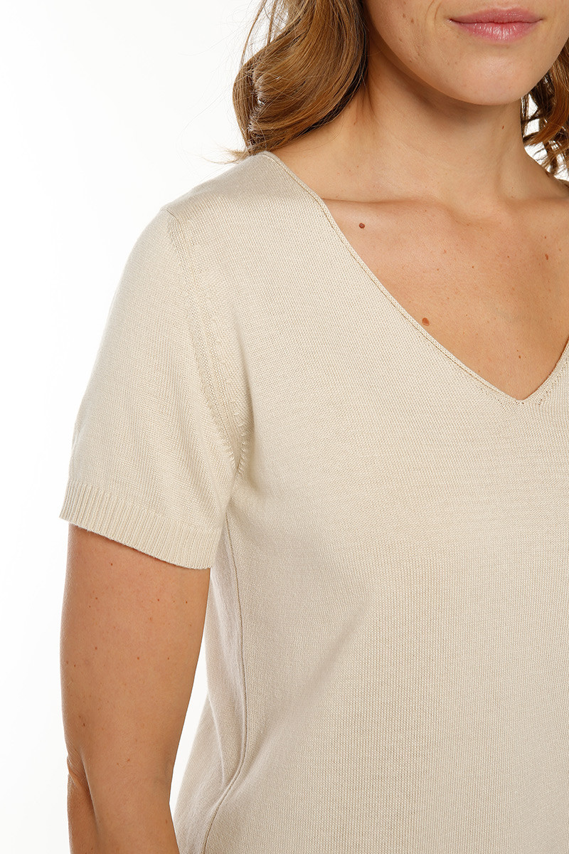 Pull col V en coton - 3 Monsieur Solfin | Fabriqué en France