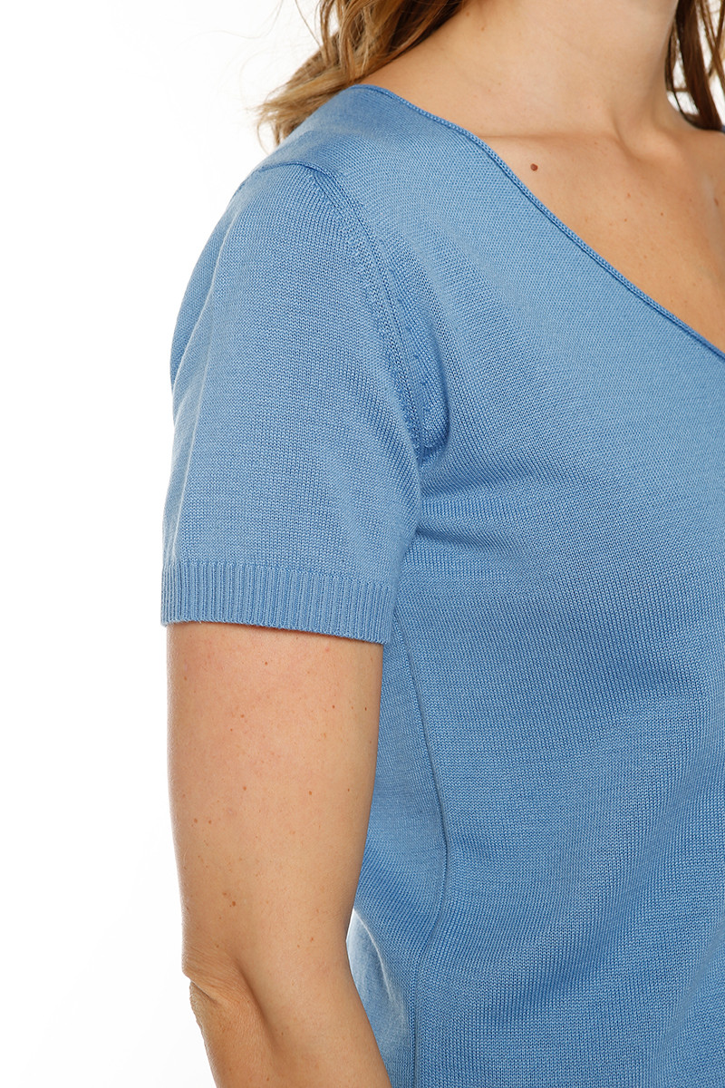 Pull col V en coton - 6 Monsieur Solfin | Fabriqué en France