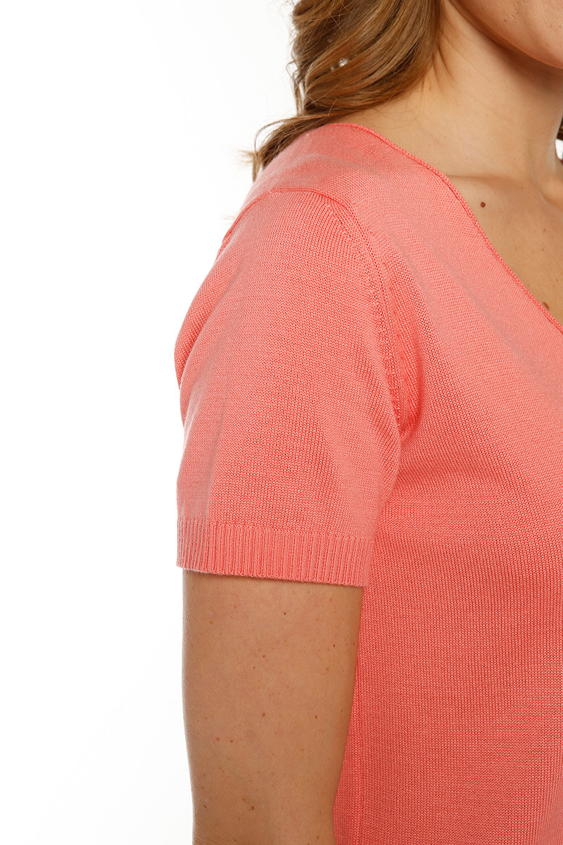 Pull col V en coton - 9 Monsieur Solfin | Fabriqué en France