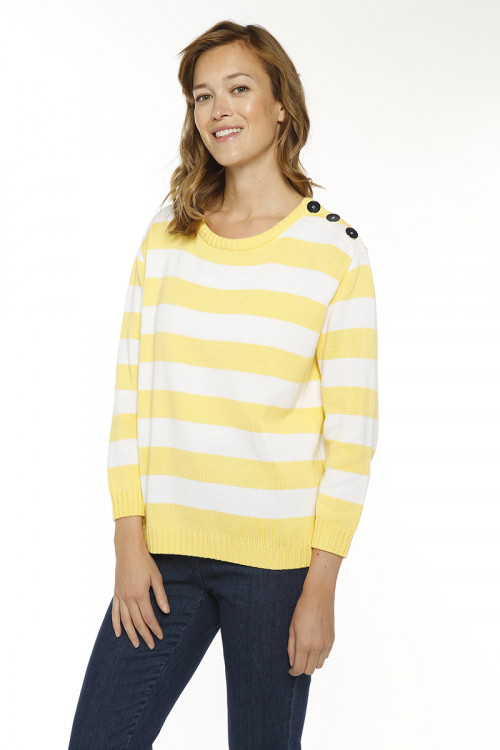 Pull marinière français - 1 Monsieur Solfin | Fabriqué en France