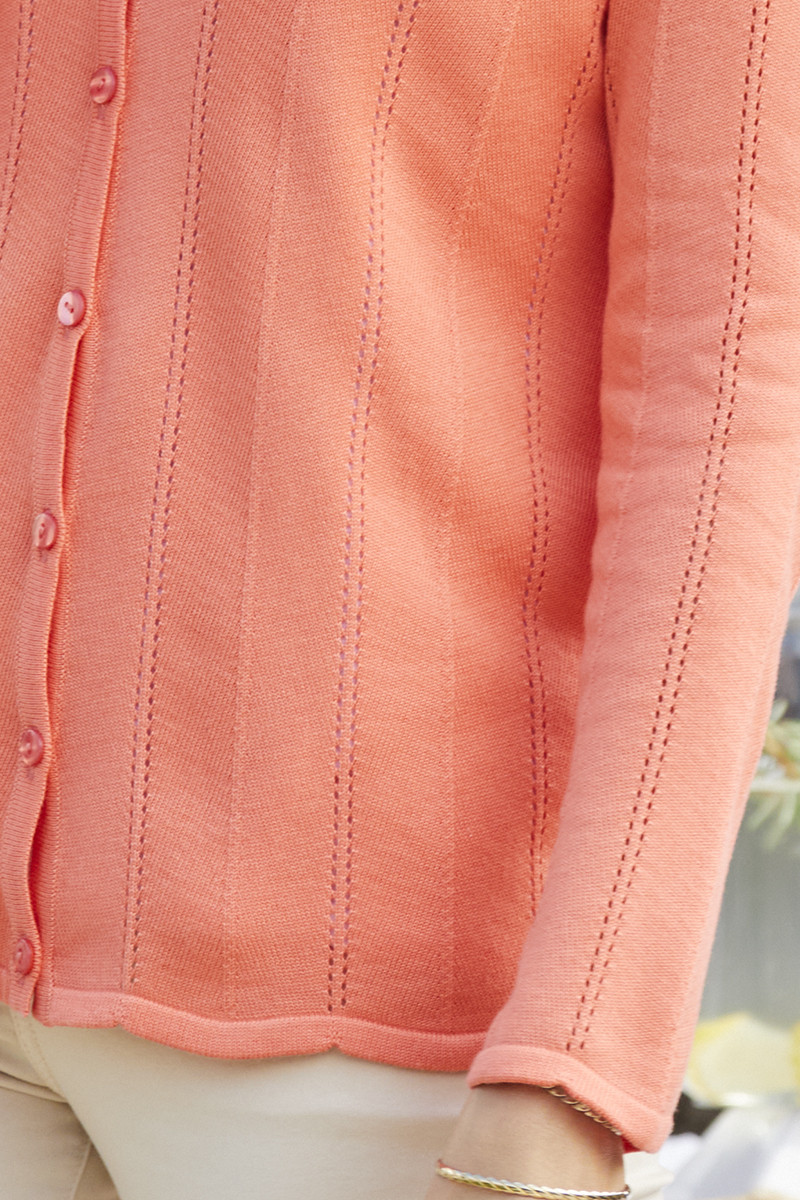 Gilet manches longues coton - 5 Monsieur Solfin | Fabriqué en France