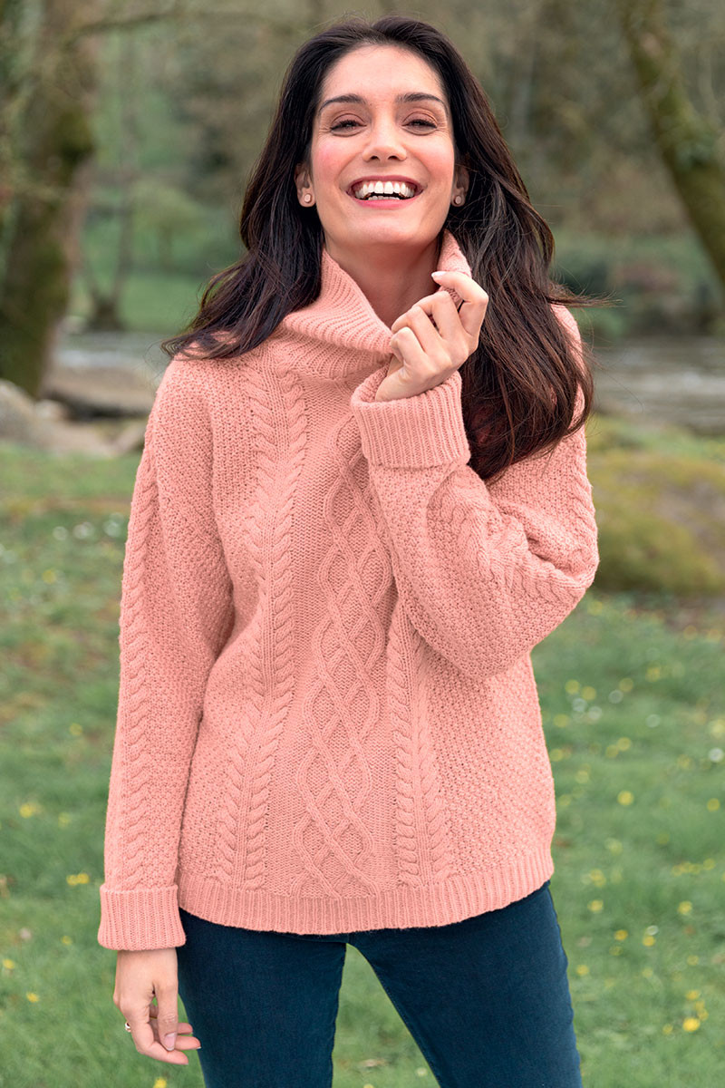 Pull col roule en laine fine recyclee - 2 Monsieur Solfin | Fabriqué en France