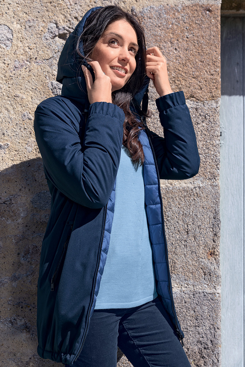 Manteau femme reversible - 3 Monsieur Solfin | Fabriqué en France