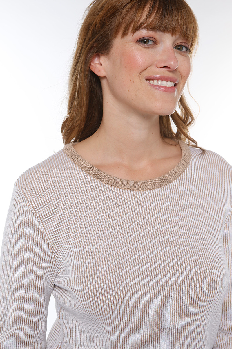 Pull maille anglaise brodé - 3 Monsieur Solfin | Fabriqué en France