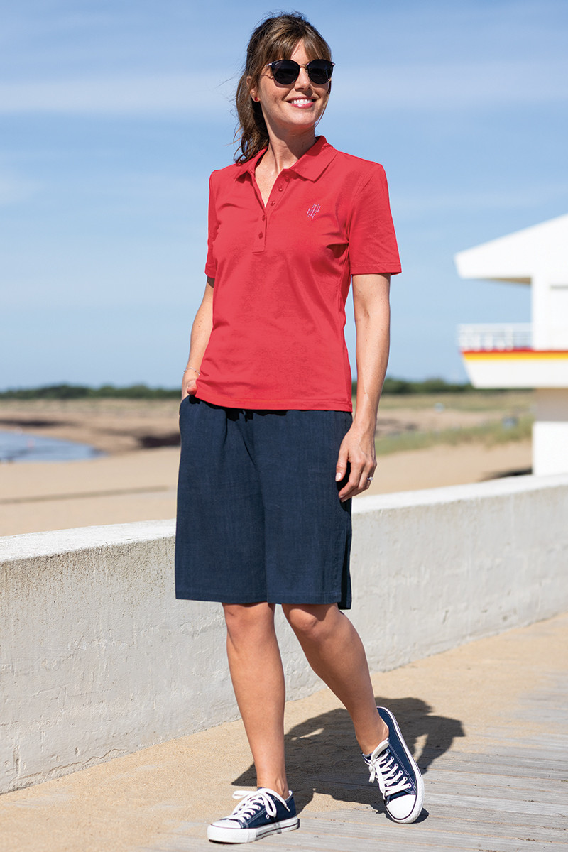 Polo coton manches courtes - 10 Monsieur Solfin | Fabriqué en France