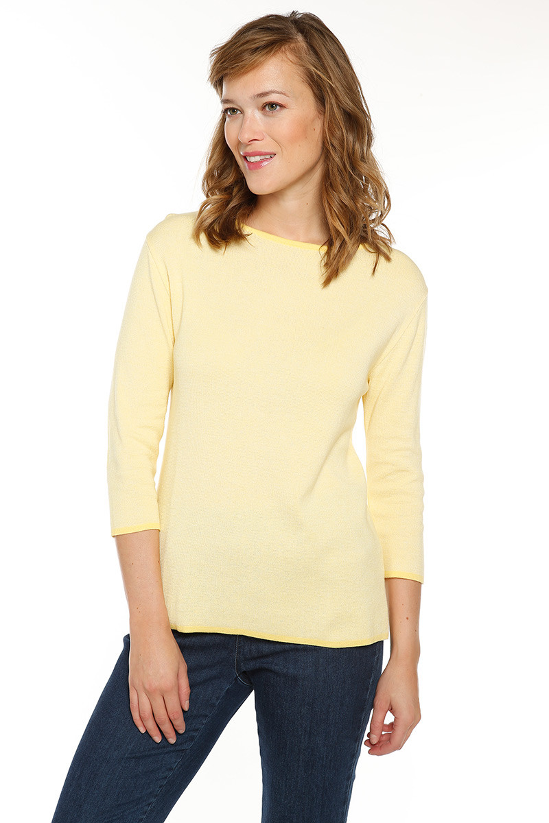 Pull col rond en coton - 1 Monsieur Solfin | Fabriqué en France Pull col rond en coton - 1 Monsieur Solfin | Fabriqué en France