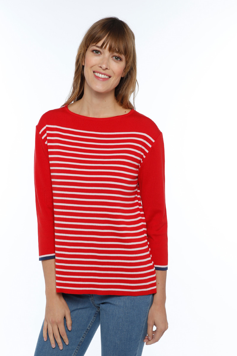 Pull marinière femme - 1 Monsieur Solfin | Fabriqué en France Pull marinière femme - 1 Monsieur Solfin | Fabriqué en France