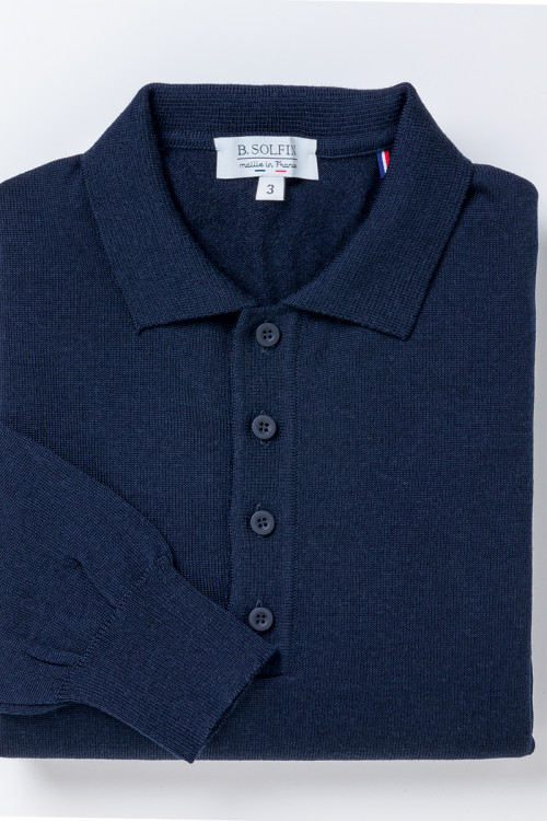 Polo en laine - 1 Monsieur Solfin | Fabriqué en France 2
