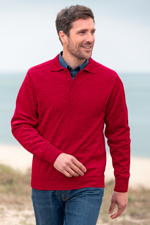 Polo en laine - 1 Monsieur Solfin | Fabriqué en France