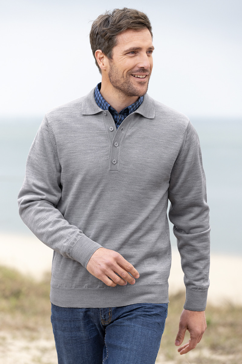 Polo en laine - 4 Monsieur Solfin | Fabriqué en France