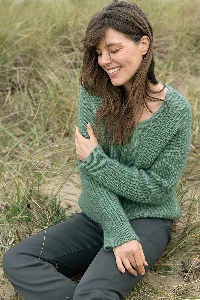 Pull maille perlée - 4 Monsieur Solfin | Fabriqué en France