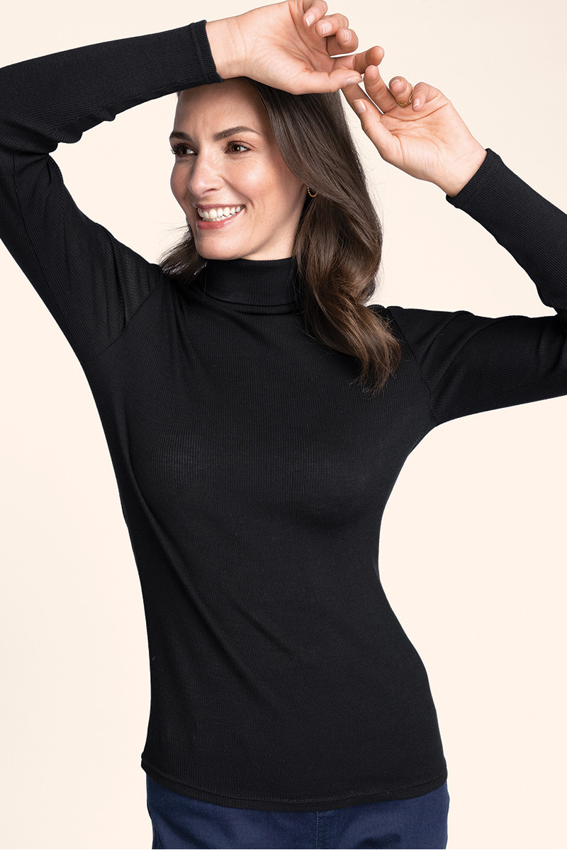 Pull col roulé laine et soie - 2 Monsieur Solfin | Fabriqué en France