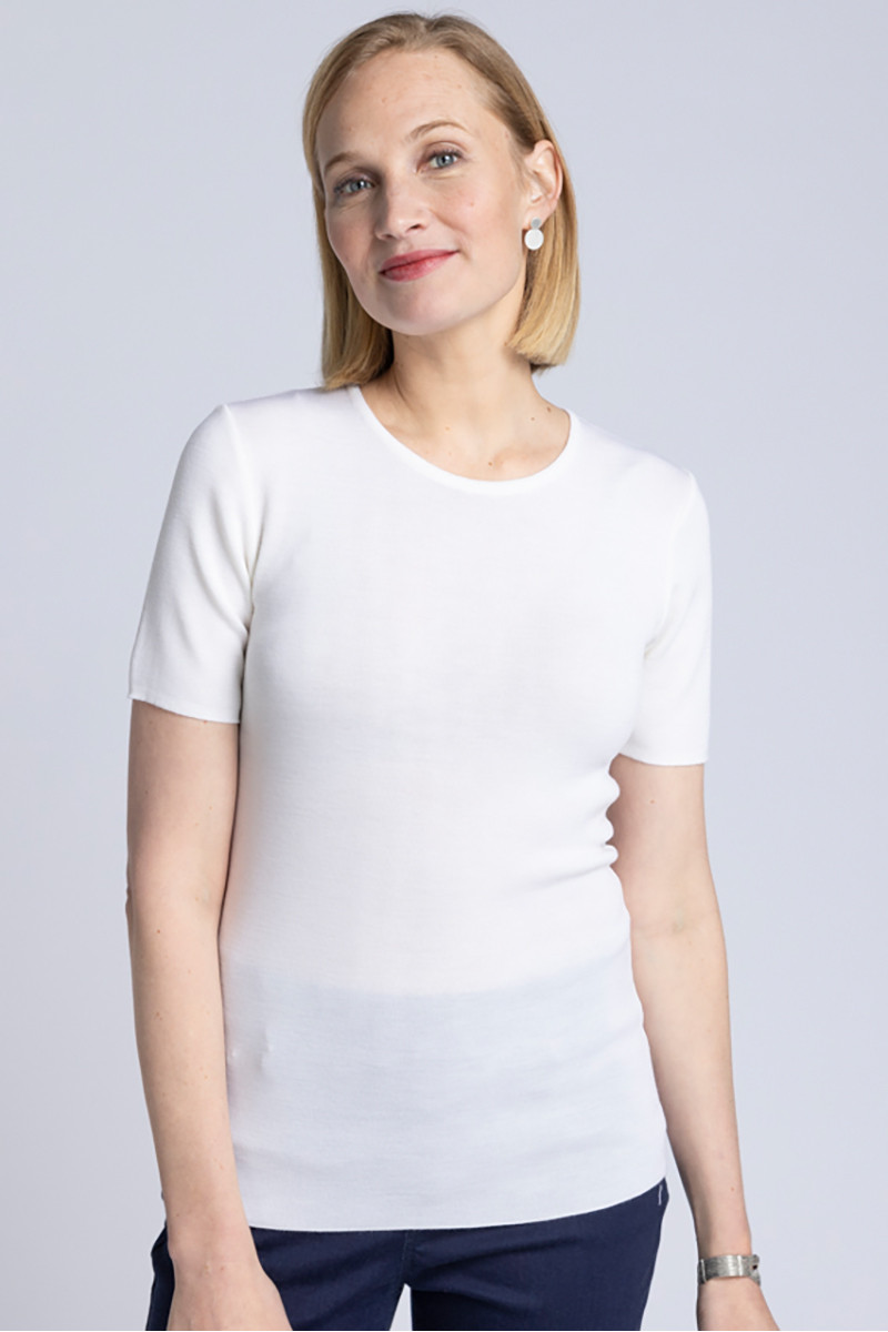 Tee-shirt laine manches courtes - 7 Monsieur Solfin | Fabriqué en France