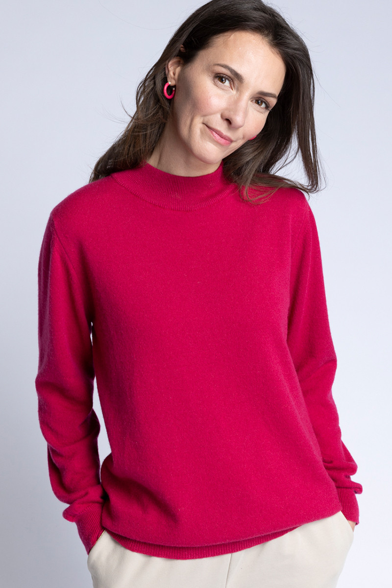 Pull col cheminee cachemire - 7 Monsieur Solfin | Fabriqué en France