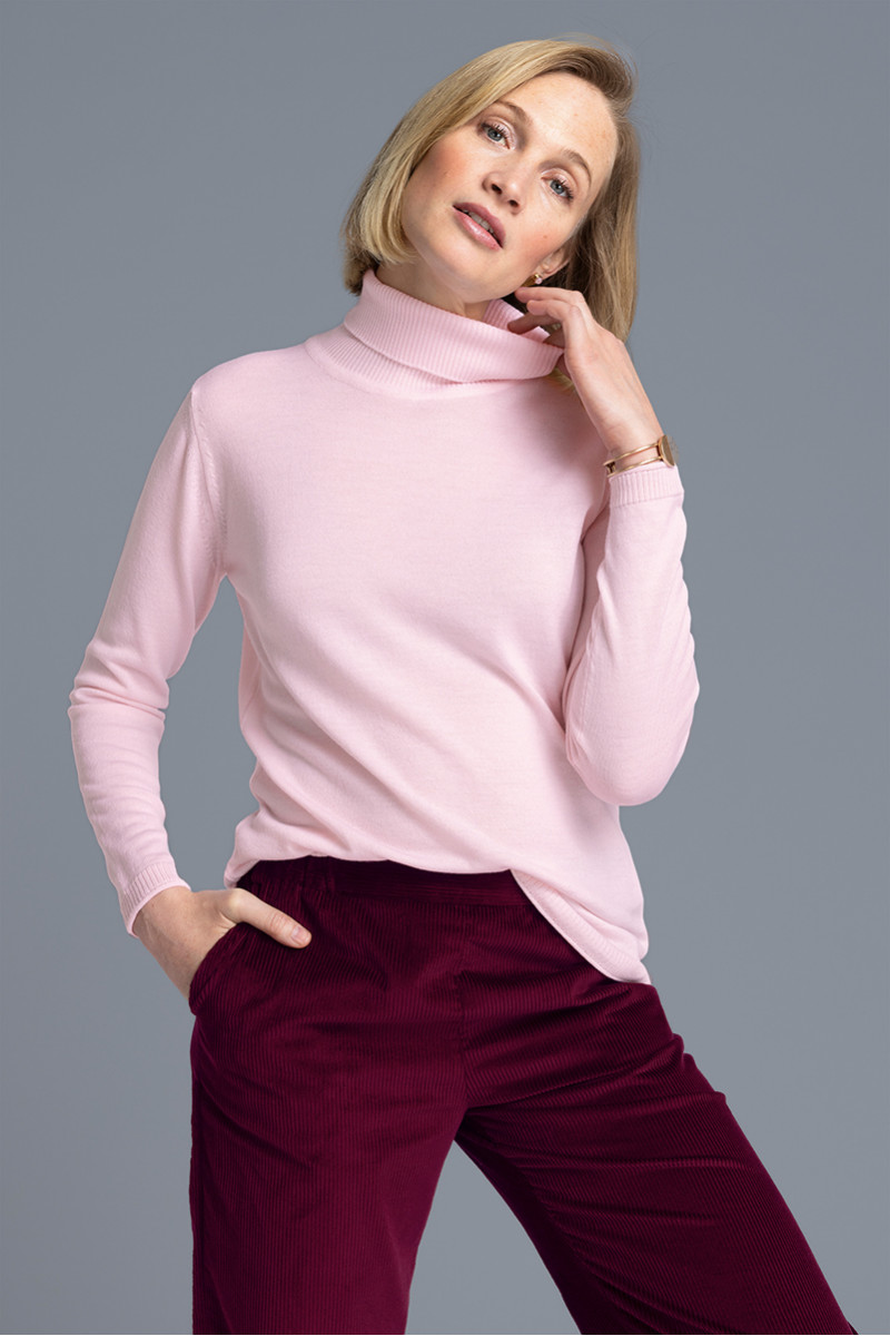 Pull col roulé en laine - 4 Monsieur Solfin | Fabriqué en France