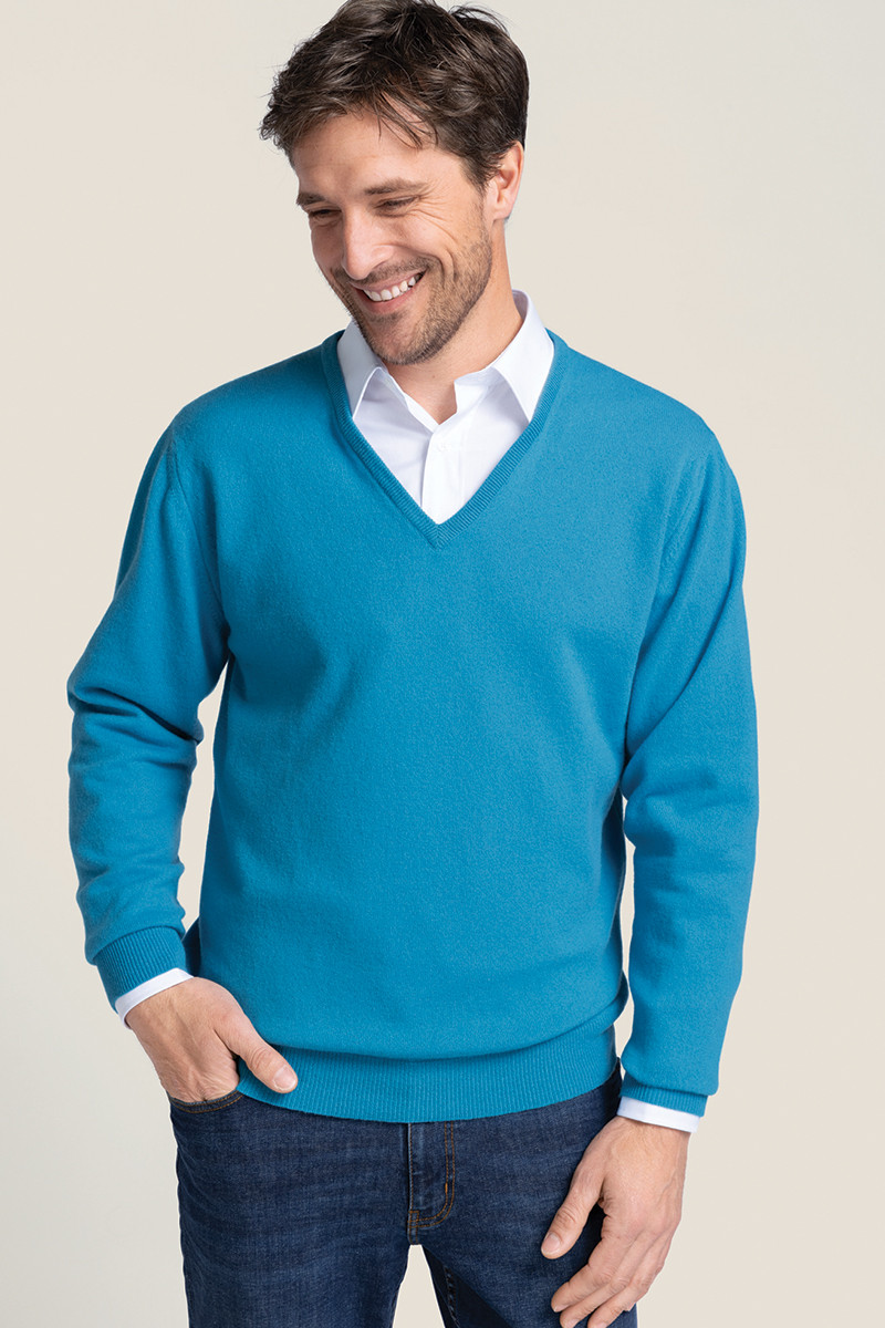 Pull V en laine - 7 Monsieur Solfin | Fabriqué en France