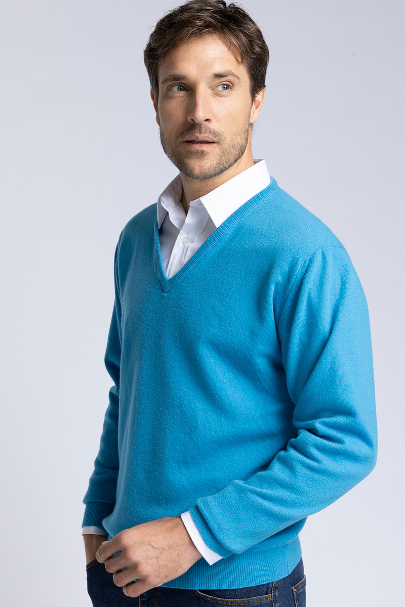 Pull V en laine - 10 Monsieur Solfin | Fabriqué en France