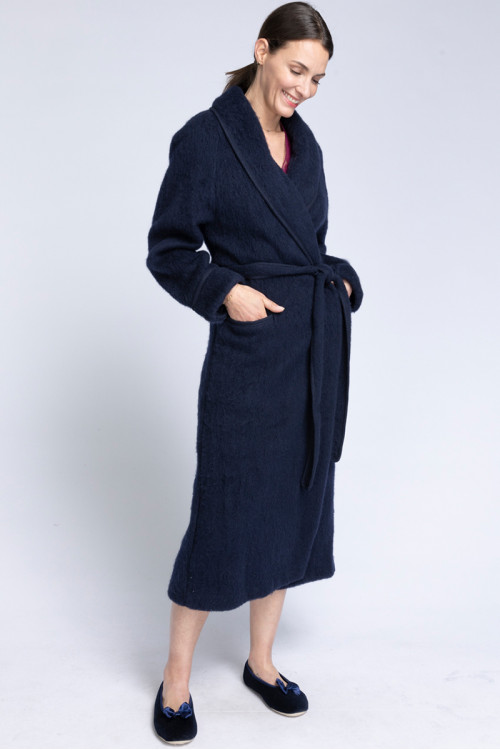 Robe de chambre laine des Pyrénées - 1 Monsieur Solfin | Fabriqué en France