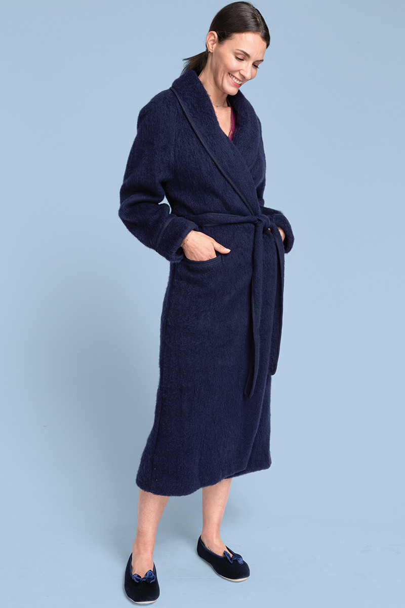 Robe de chambre laine des Pyrénées - 2 Monsieur Solfin | Fabriqué en France