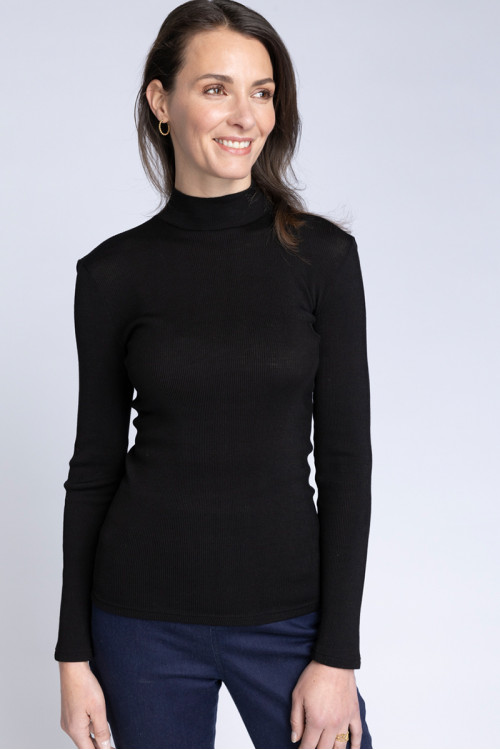 Sous pull laine et soie - 1 Monsieur Solfin | Fabriqué en France