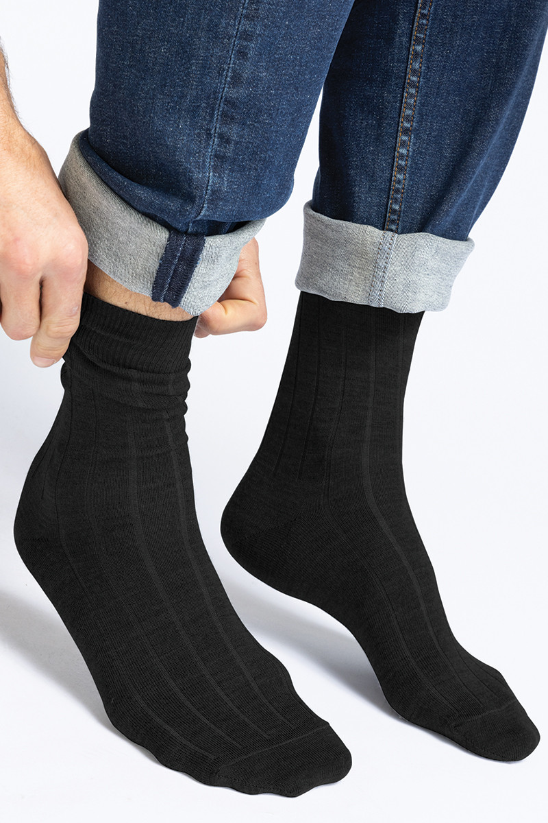Mi-chaussette - 2 Monsieur Solfin | Fabriqué en France Mi-chaussette - 2 Monsieur Solfin | Fabriqué en France