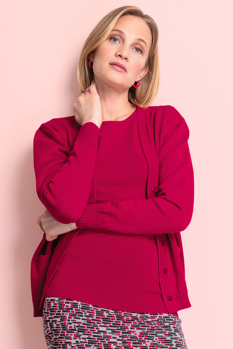 Gilet laine en jersey épais - 4 Monsieur Solfin | Fabriqué en France