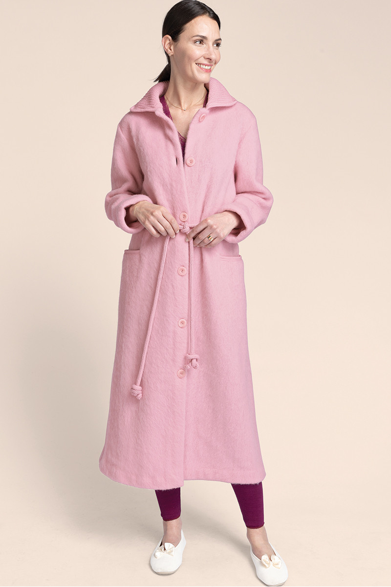 Robe de chambre boutonnée en laine - 3 Monsieur Solfin | Fabriqué en France