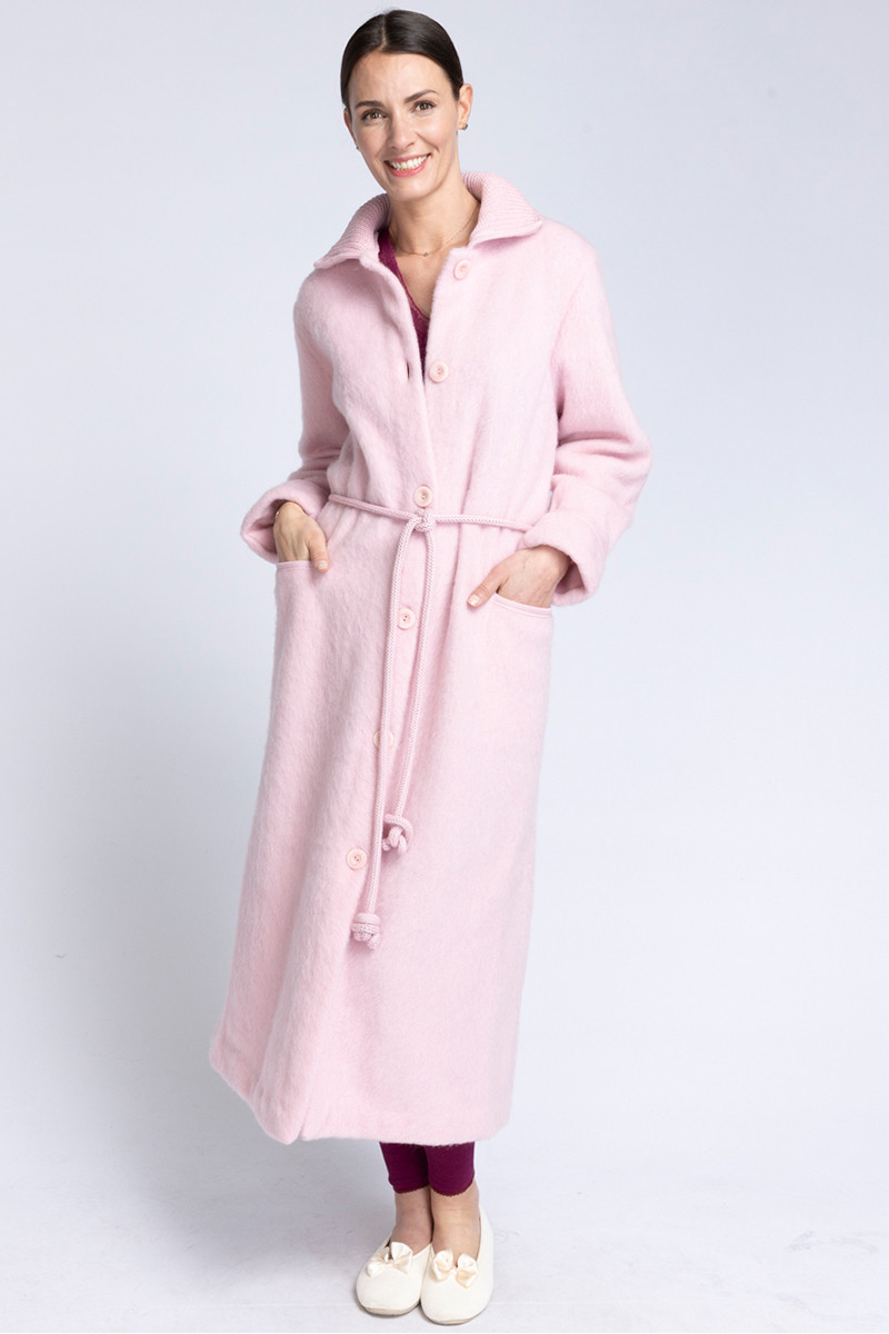 Robe de chambre boutonnée en laine - 4 Monsieur Solfin | Fabriqué en France