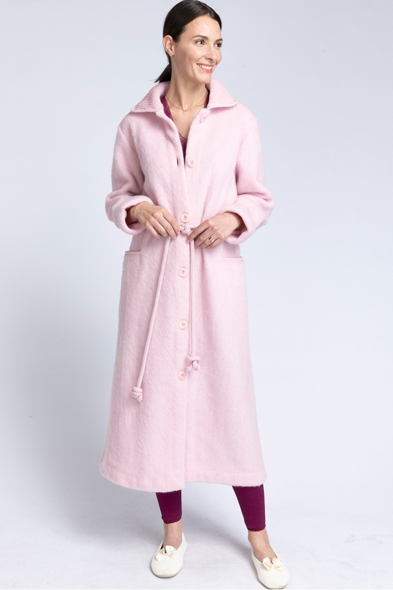 Robe de chambre boutonnée en laine - 5 Monsieur Solfin | Fabriqué en France