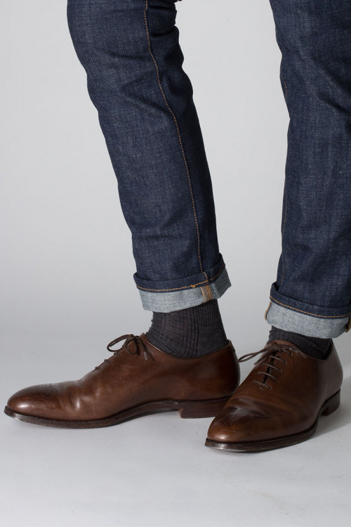 Mi-chaussettes fines mixte en laine - 1 Monsieur Solfin | Fabriqué en France