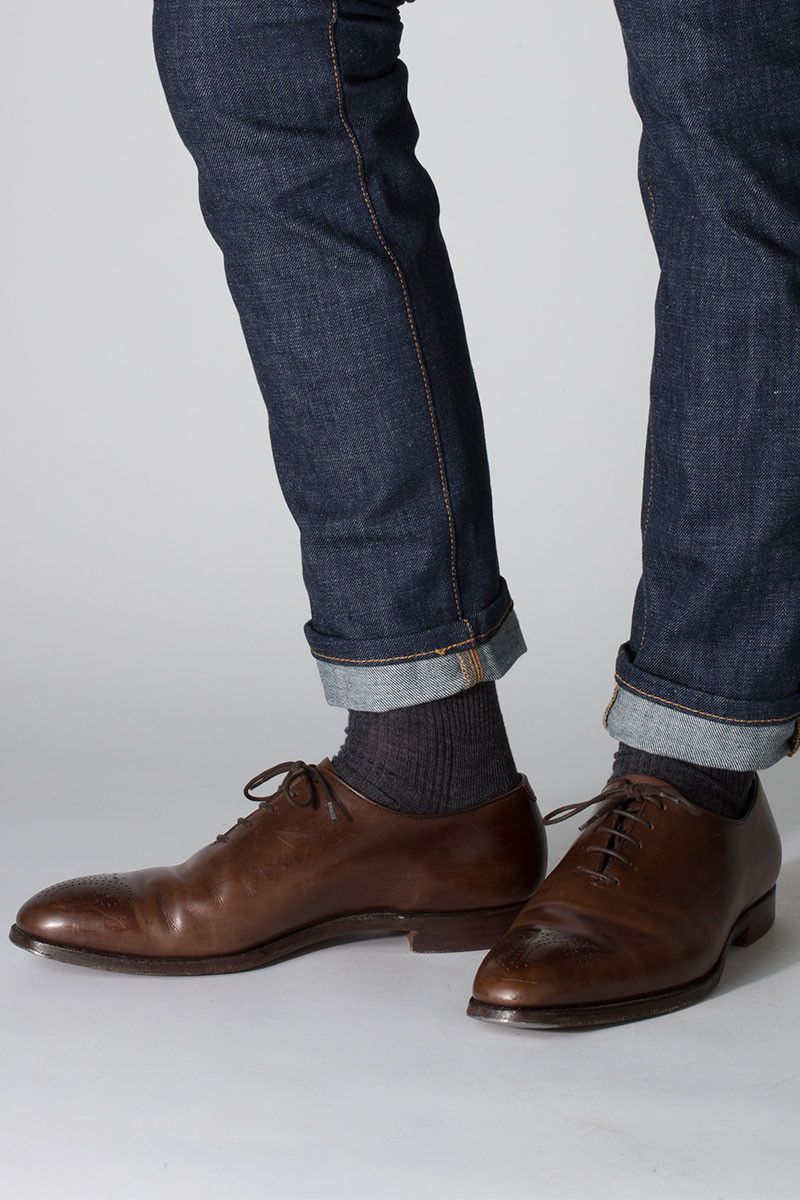 Mi-chaussettes fines mixte en laine - 1 Monsieur Solfin | Fabriqué en France