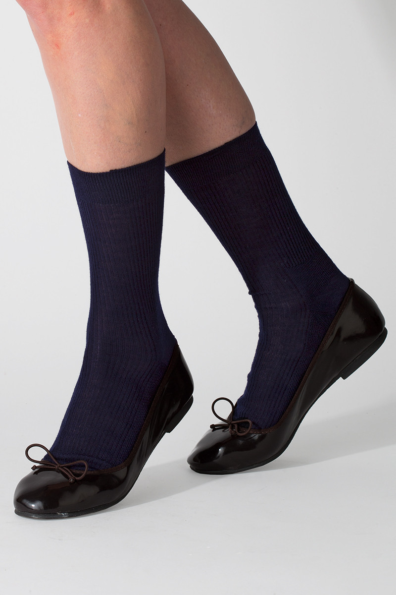 Mi-chaussettes fines mixte en laine - 2 Monsieur Solfin | Fabriqué en France