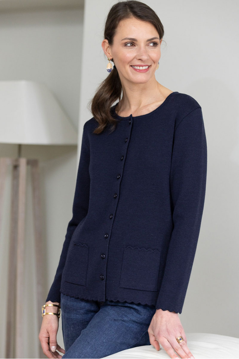 Cardigan en laine - 6 Monsieur Solfin | Fabriqué en France